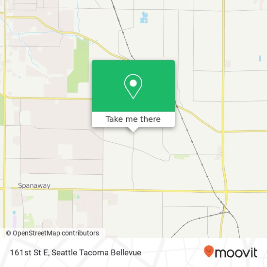 Mapa de 161st St E, Tacoma, WA 98446