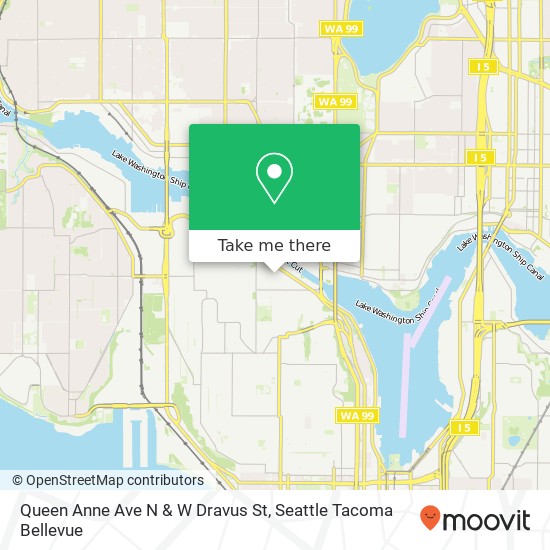 Queen Anne Ave N & W Dravus St, Seattle, WA 98119 map