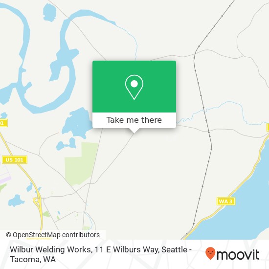 Mapa de Wilbur Welding Works, 11 E Wilburs Way