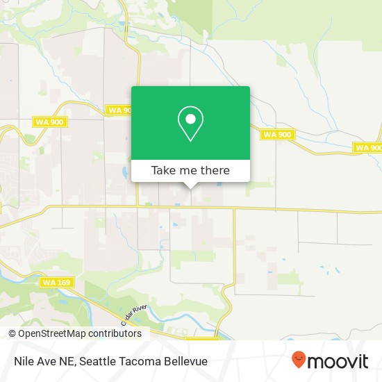 Mapa de Nile Ave NE, Renton, WA 98059