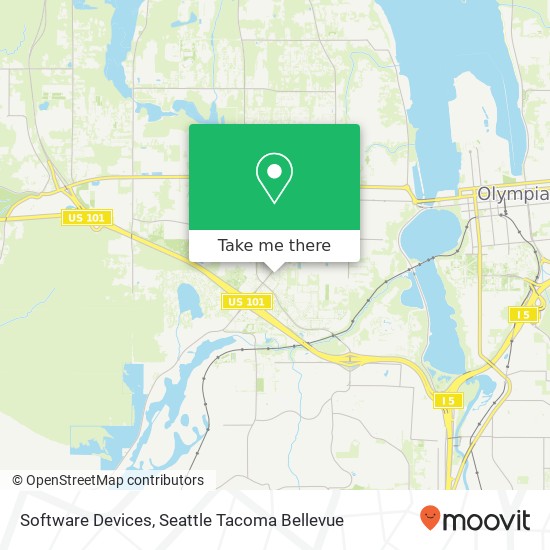 Mapa de Software Devices, 2633 Parkmont Ln SW