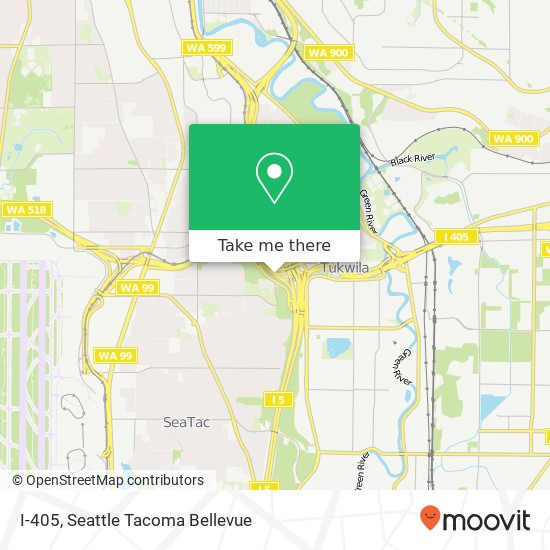 I-405, Tukwila, WA 98188 map