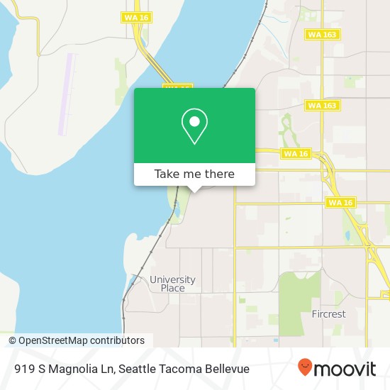 919 S Magnolia Ln, Tacoma, WA 98465 map