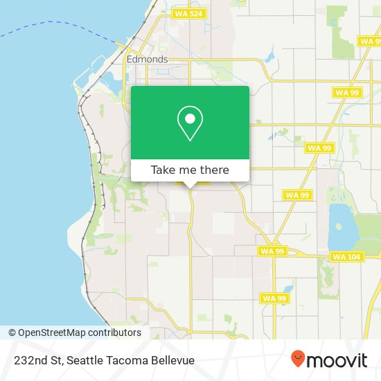 Mapa de 232nd St, Edmonds, WA 98020