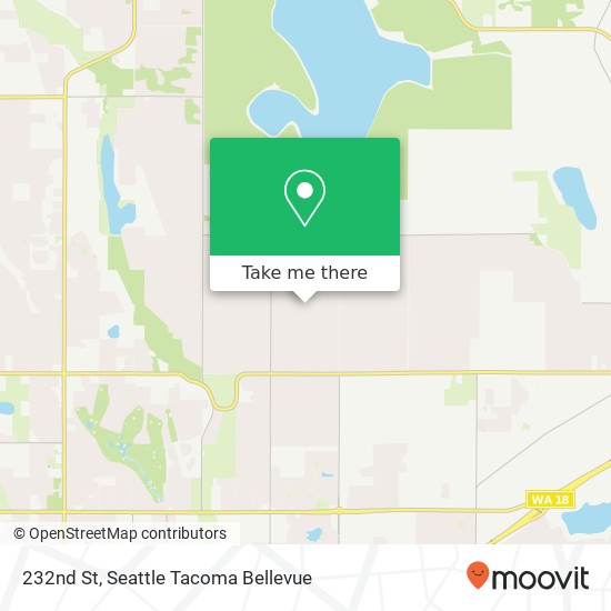 Mapa de 232nd St, Kent, WA 98042