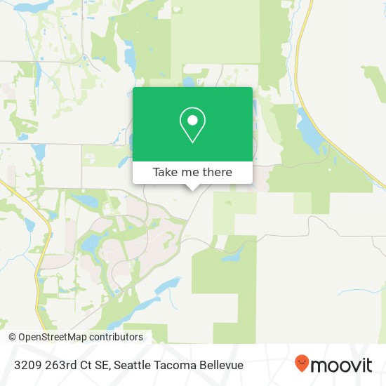 Mapa de 3209 263rd Ct SE, Sammamish, WA 98075