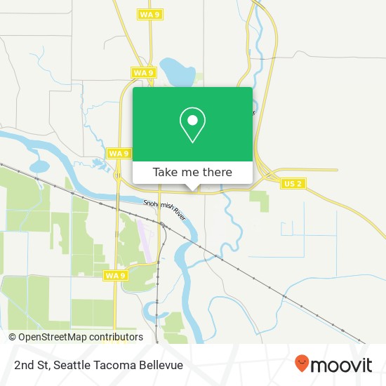 Mapa de 2nd St, Snohomish (CLEARVIEW), WA 98290