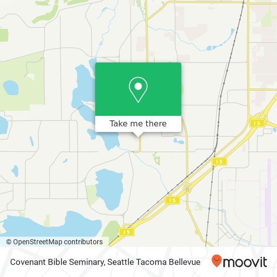 Covenant Bible Seminary, 10810 Gravelly Lake Dr SW map