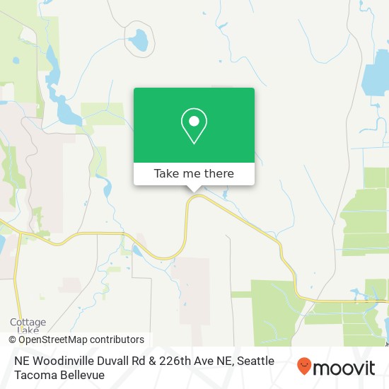 Mapa de NE Woodinville Duvall Rd & 226th Ave NE