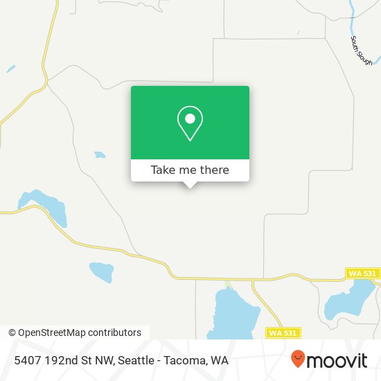 5407 192nd St NW, Stanwood, WA 98292 map