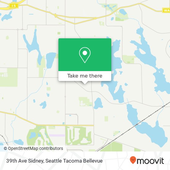 Mapa de 39th Ave Sidney, Lacey, WA 98503