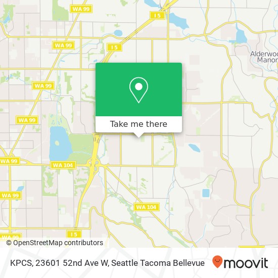 KPCS, 23601 52nd Ave W map