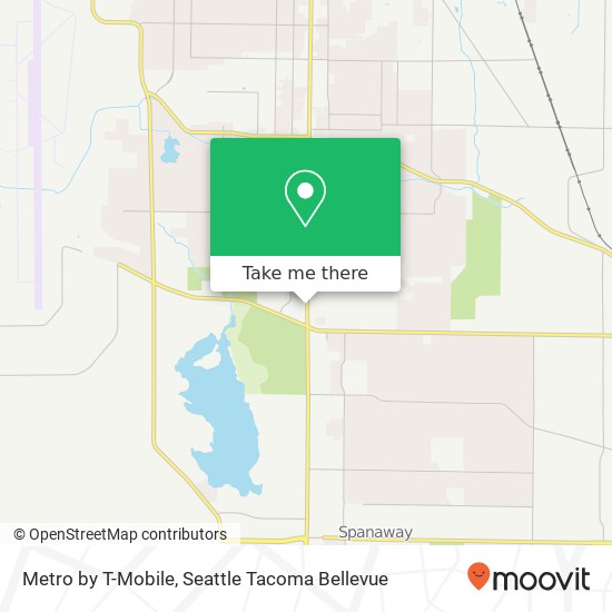 Mapa de Metro by T-Mobile, 14912 Pacific Ave S
