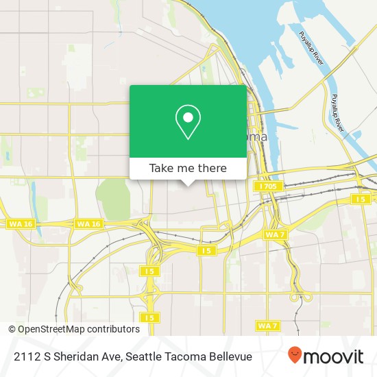 2112 S Sheridan Ave, Tacoma, WA 98405 map