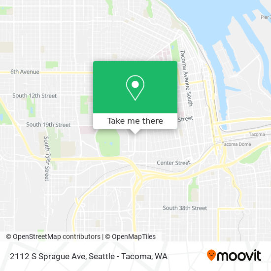 Mapa de 2112 S Sprague Ave