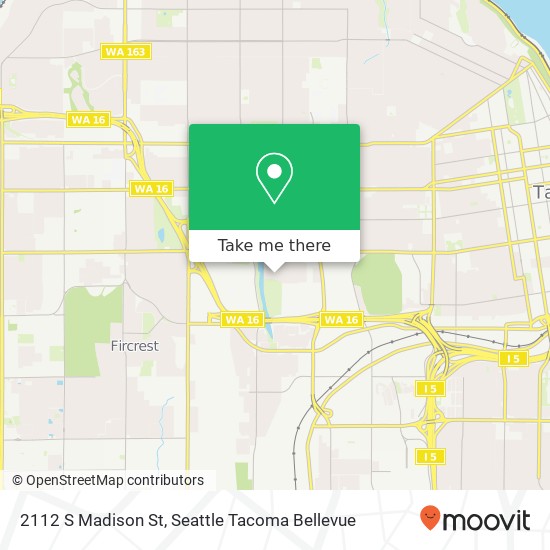 2112 S Madison St, Tacoma, WA 98405 map