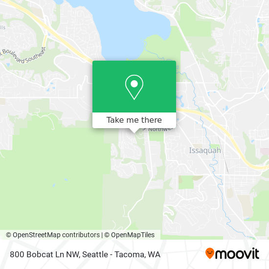 Mapa de 800 Bobcat Ln NW