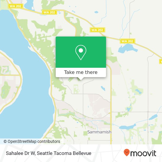 Mapa de Sahalee Dr W, Sammamish, WA 98074