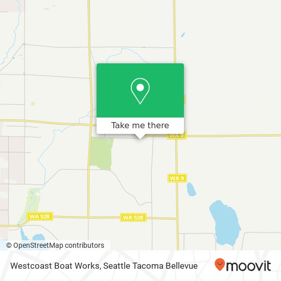 Mapa de Westcoast Boat Works, 8323 80th Dr NE