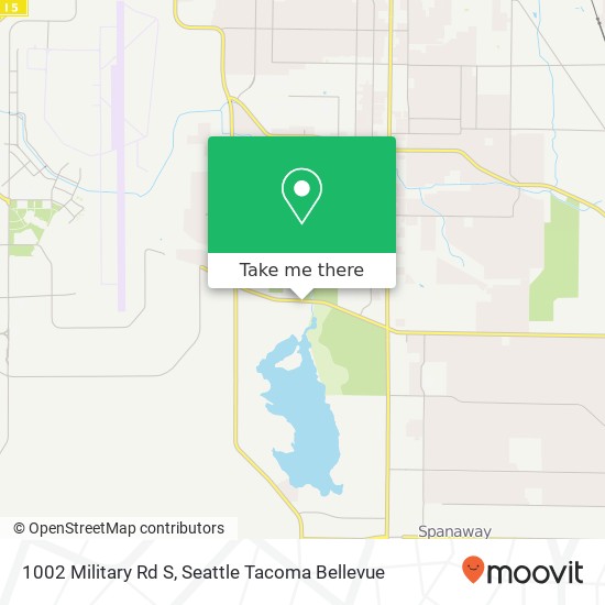 1002 Military Rd S, Spanaway, WA 98387 map