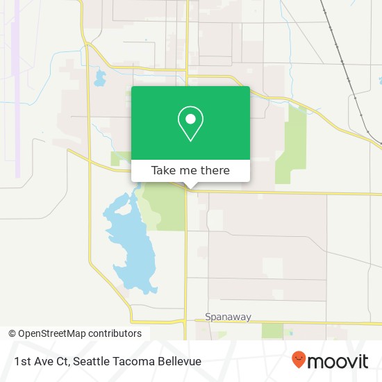 Mapa de 1st Ave Ct, Tacoma, WA 98444