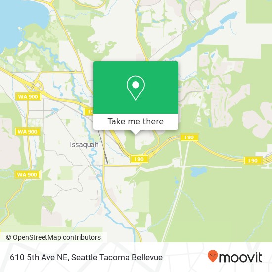 Mapa de 610 5th Ave NE, Issaquah, WA 98029