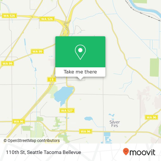 Mapa de 110th St, Everett, WA 98208