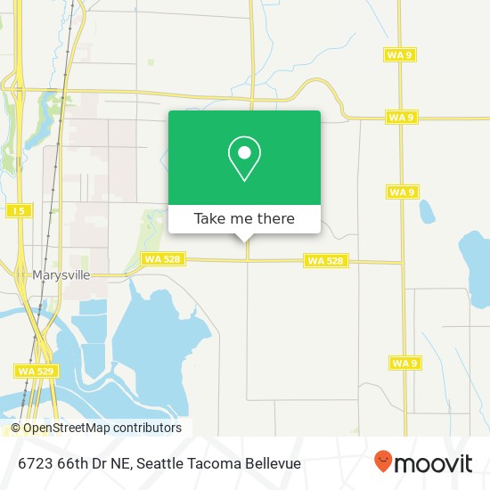 Mapa de 6723 66th Dr NE, Marysville, WA 98270