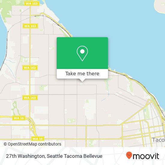 Mapa de 27th Washington, Tacoma, WA 98407