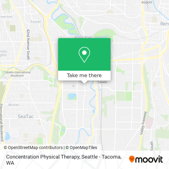 Concentration Physical Therapy map
