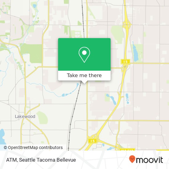 ATM, 8012 S Tacoma Way map