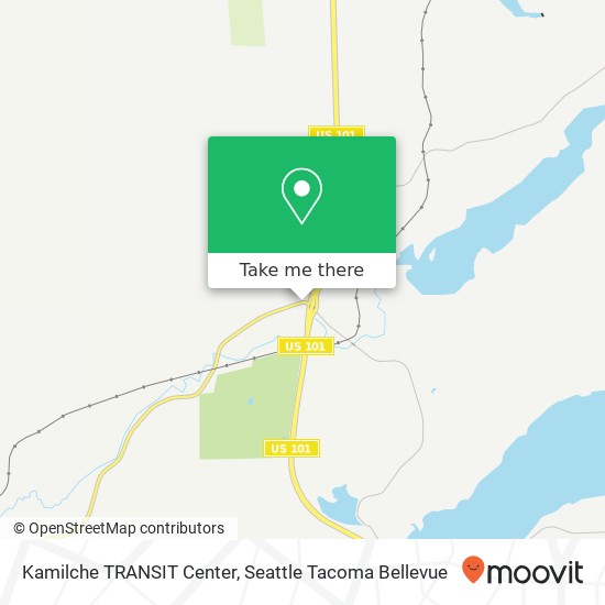 Mapa de Kamilche TRANSIT Center, W WA-108