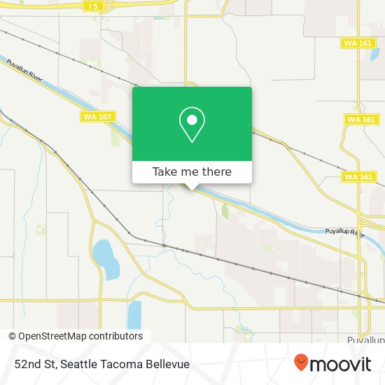 Mapa de 52nd St, Puyallup, WA 98371