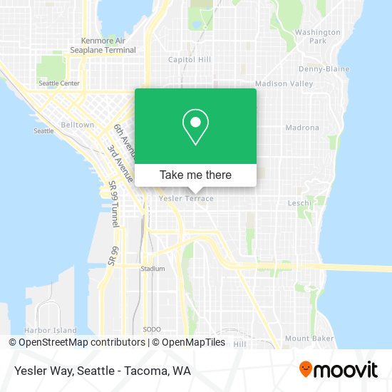 Yesler Way map