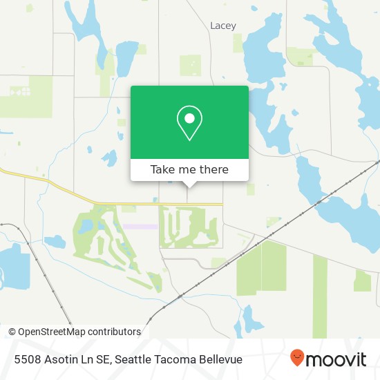 Mapa de 5508 Asotin Ln SE, Lacey, WA 98503