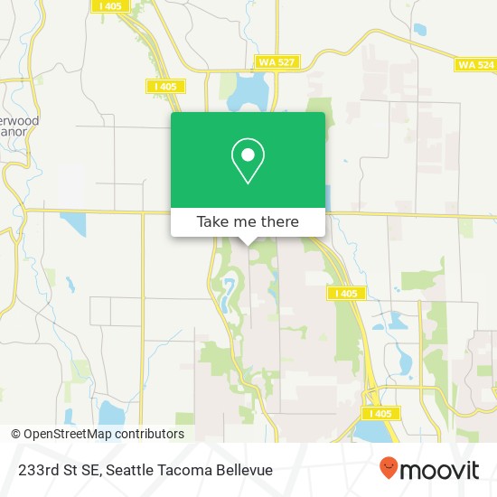 Mapa de 233rd St SE, Bothell, WA 98021