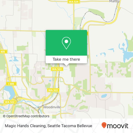 Magic Hands Cleaning, 20205 144th Ave NE map