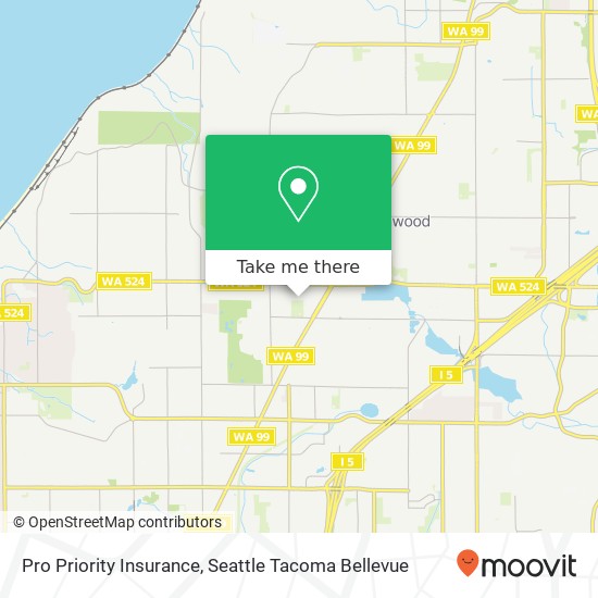 Pro Priority Insurance, 19730 64th Ave W map