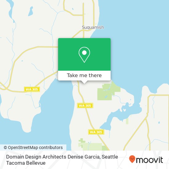 Mapa de Domain Design Architects Denise Garcia, 6900 NE Dolphin Dr