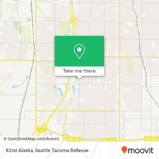 Mapa de 82nd Alaska, Tacoma, WA 98408