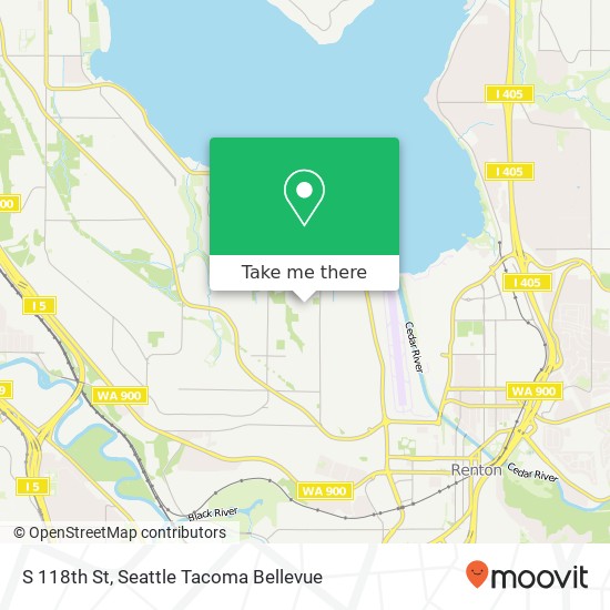 Mapa de S 118th St, Seattle, WA 98178