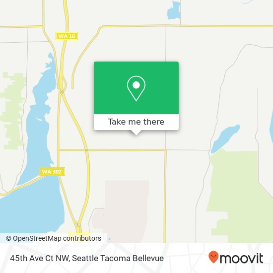 45th Ave Ct NW, Gig Harbor, WA 98332 map