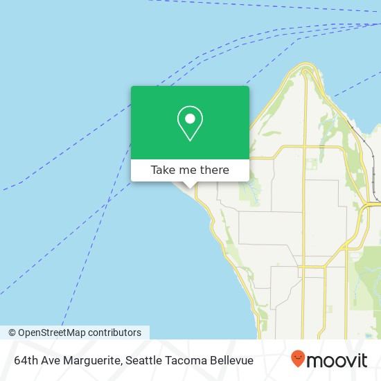 Mapa de 64th Ave Marguerite, Seattle, WA 98116