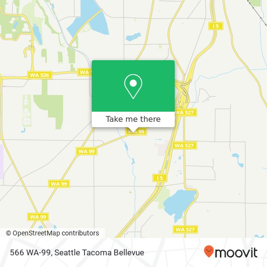 Mapa de 566 WA-99, Everett, WA 98208