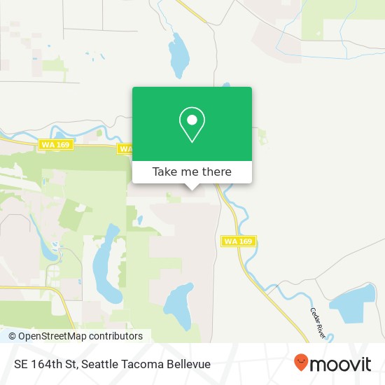 Mapa de SE 164th St, Renton, WA 98058