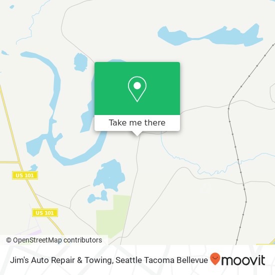 Mapa de Jim's Auto Repair & Towing, 2911 E Brockdale Rd