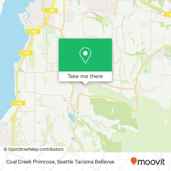 Coal Creek Primrose, Newcastle, WA 98059 map