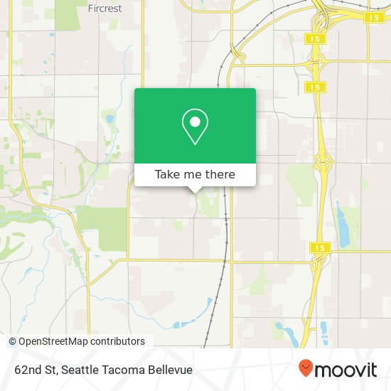 Mapa de 62nd St, Tacoma, WA 98409