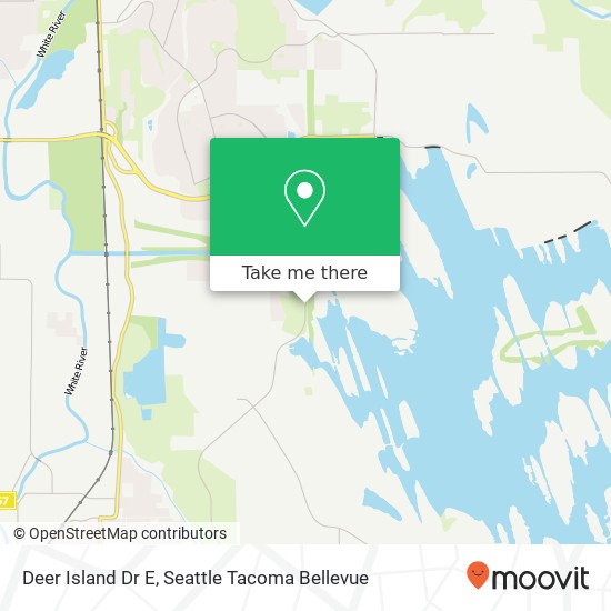 Deer Island Dr E, Bonney Lake (LAKE TAPPS), WA 98391 map