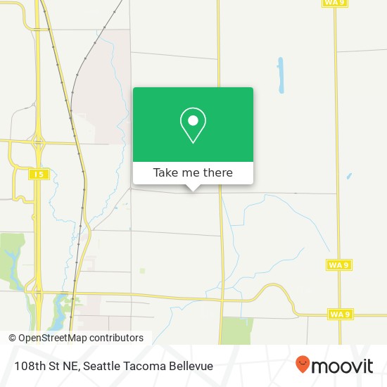 Mapa de 108th St NE, Marysville, WA 98270